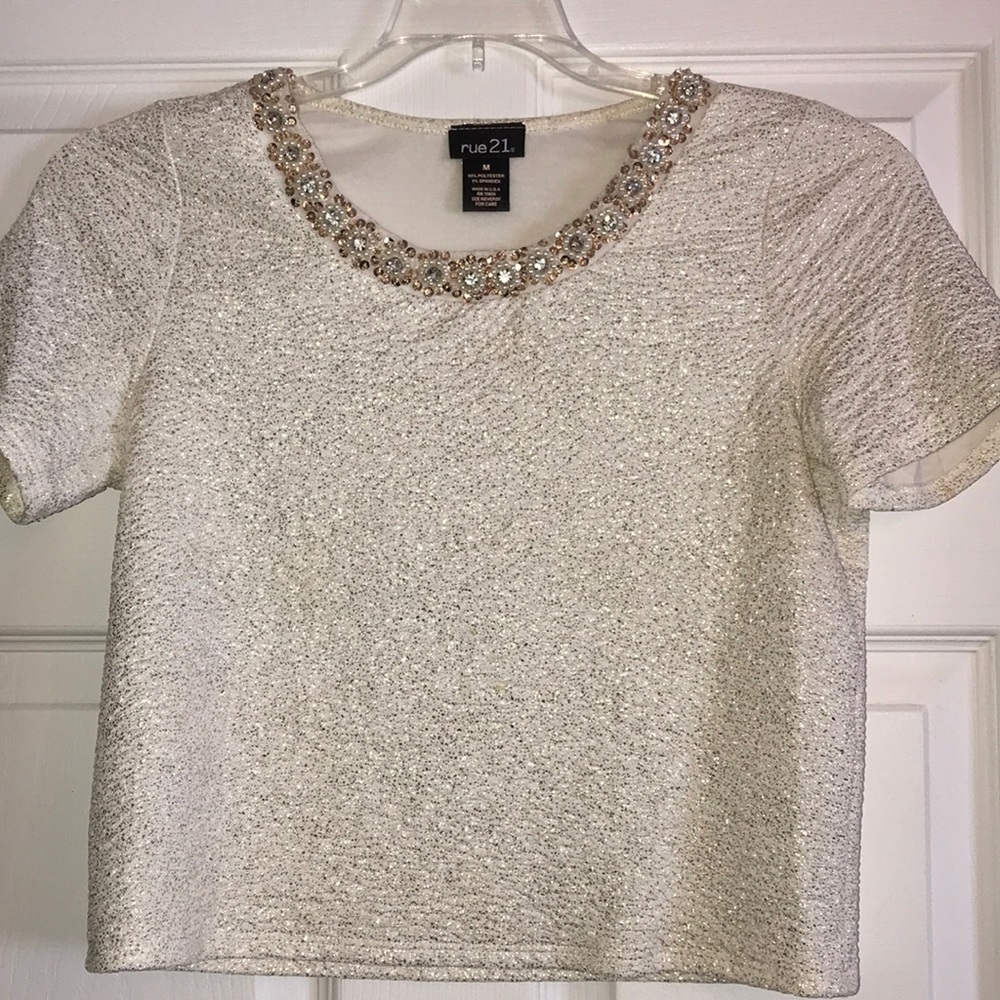 Gold Fleck blouse